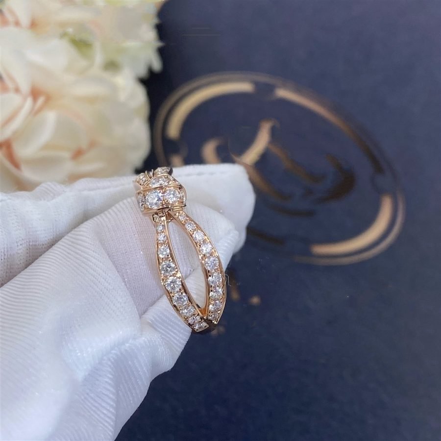 [⭐Reverie Jewels]LIENS PINK GOLD DIAMOND RING