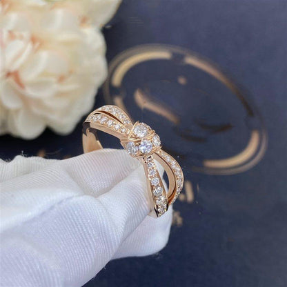 [⭐Reverie Jewels]LIENS PINK GOLD DIAMOND RING