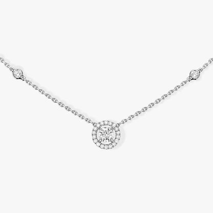 [⭐Reverie Jewels]Diamond Necklace 0,20ct Brilliant Shape Joy