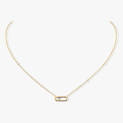 [⭐Reverie Jewels]MOVE UNO DIAMOND NECKLACE