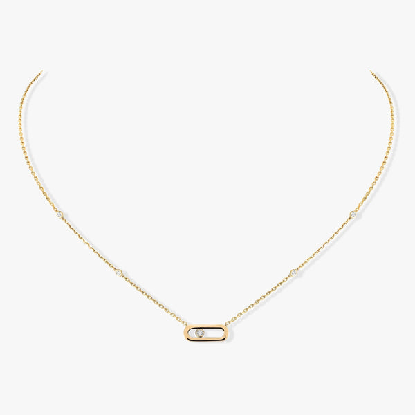 [⭐Reverie Jewels]MOVE UNO DIAMOND NECKLACE