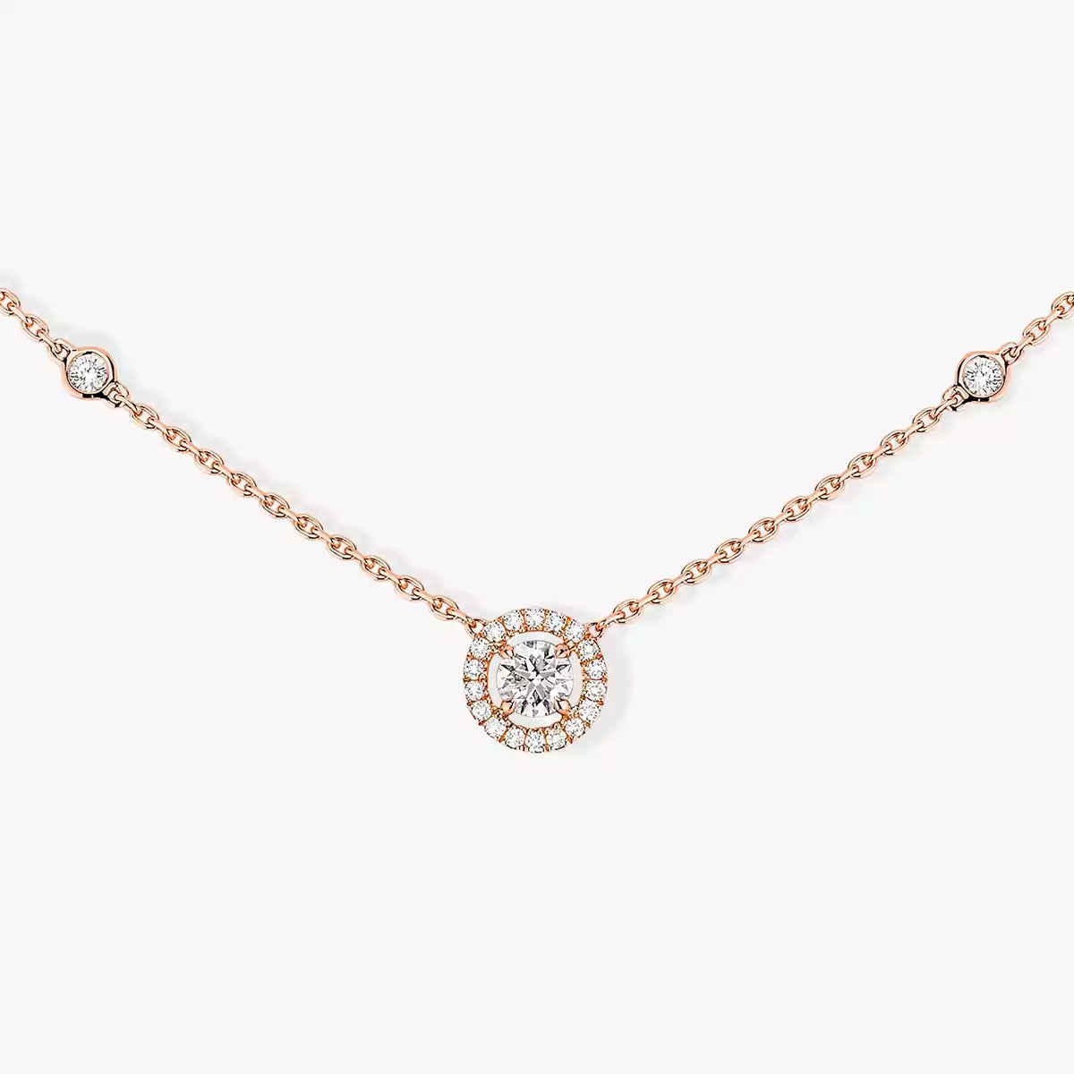 [⭐Reverie Jewels]Diamond Necklace 0,20ct Brilliant Shape Joy