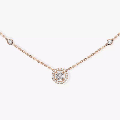 [⭐Reverie Jewels]Diamond Necklace 0,20ct Brilliant Shape Joy