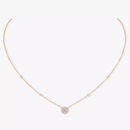 [⭐Reverie Jewels]Diamond Necklace 0,20ct Brilliant Shape Joy