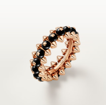 [⭐Reverie Jewels]CLASH ELEGANT ROSE GOLD RING FEATURING NATURAL AGATE