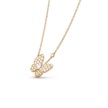 [⭐Reverie Jewels]BUTTERFLY DIAMOND NECKLACE