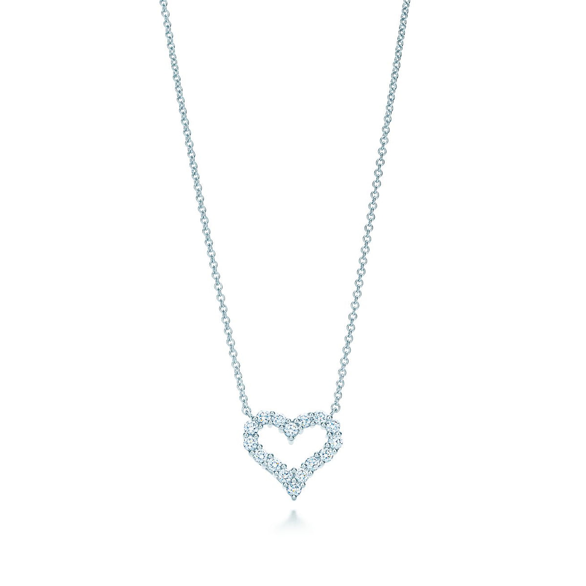 [Reverie Jewels]HEART-SHAPED DIAMOND NECKLACE