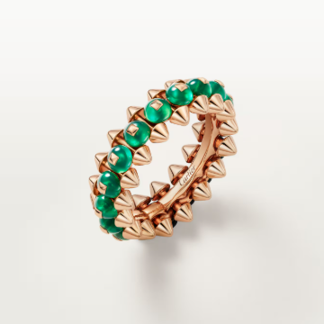 [⭐Reverie Jewels]CLASH ELEGANT ROSE GOLD RING FEATURING NATURAL AGATE