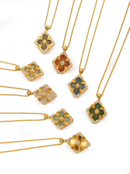 [⭐Reverie Jewels] B.C.L BIG SIZE  ENAMEL NECKLACE（Various colors）