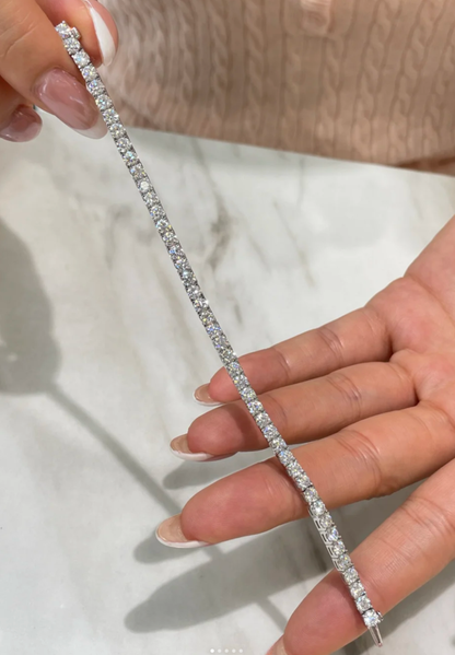 [⭐Reverie Jewels]  CLASSIC BASEBALL BRACELAT, 52 DIAMOND