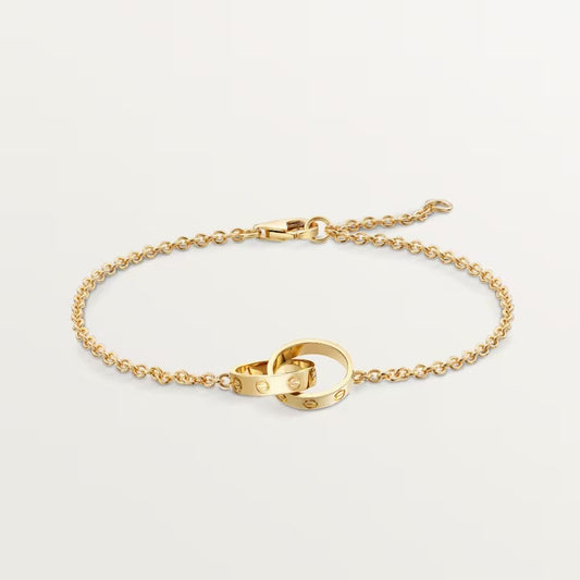 [⭐Reverie Jewels]LOVE BRACELET DOUBLE RING