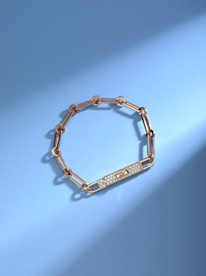 [⭐Reverie Jewels]CHAINE BRACELET SMALL MODEL DIAMOND