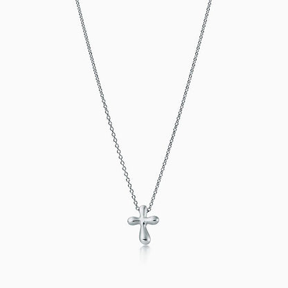 [Reverie Jewels]CROSS PENDANT MINI BARE CROSS NECKLACE