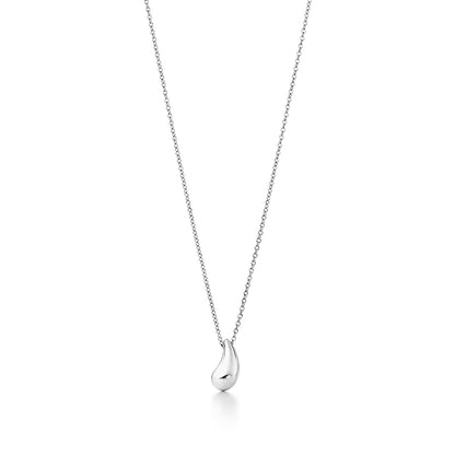 [Reverie Jewels]ELSA PERETTI TEARDROP PENDANT STERLING SILVER NECKLACE
