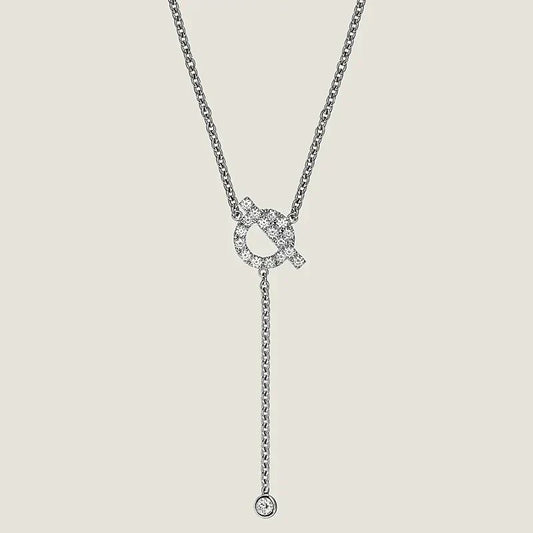 [⭐Reverie Jewels]FINESSE SILVER DIAMOND NECKLACE