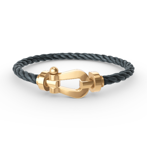 [⭐Reverie Jewels]FORCE LARGE HORSESHOE NO DIAMOND BRACELET GOLD