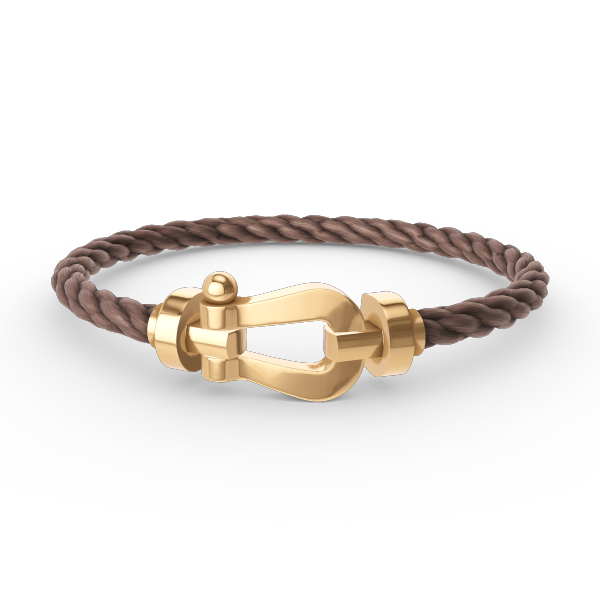 [⭐Reverie Jewels]FORCE LARGE HORSESHOE NO DIAMOND BRACELET GOLD