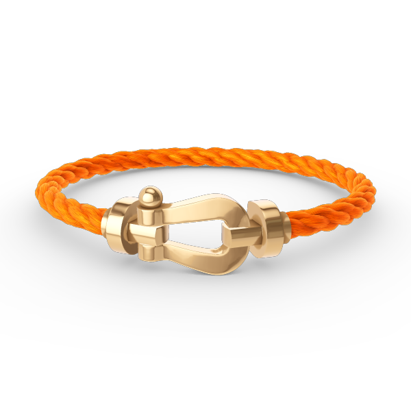 [⭐Reverie Jewels]FORCE LARGE HORSESHOE NO DIAMOND BRACELET GOLD