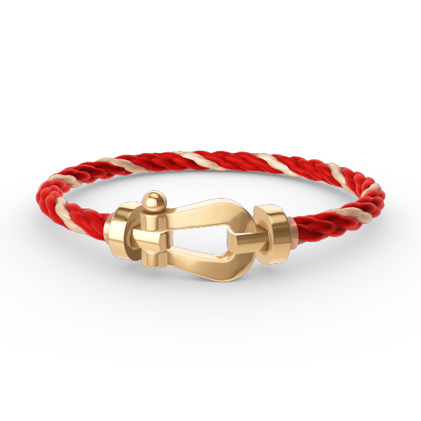 [⭐Reverie Jewels]FORCE LARGE HORSESHOE NO DIAMOND BRACELET GOLD
