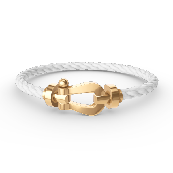 [⭐Reverie Jewels]FORCE LARGE HORSESHOE NO DIAMOND BRACELET GOLD