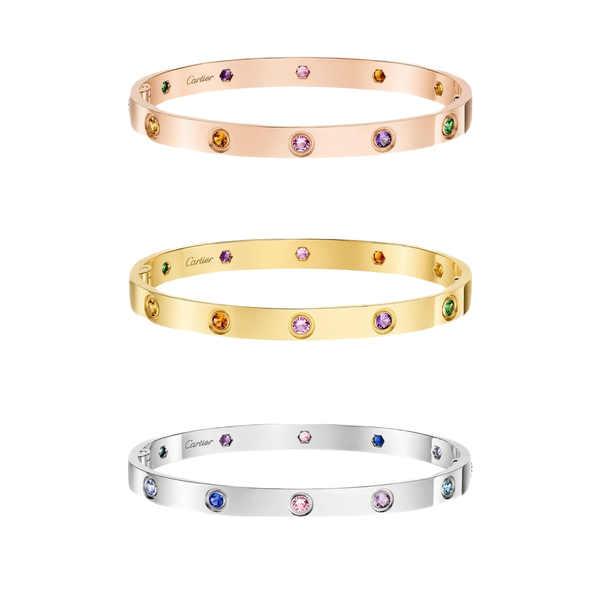 [⭐Reverie Jewels] 2026 RAINBOW LOVE BRACELET 6.1MM  10 DIAMONDS