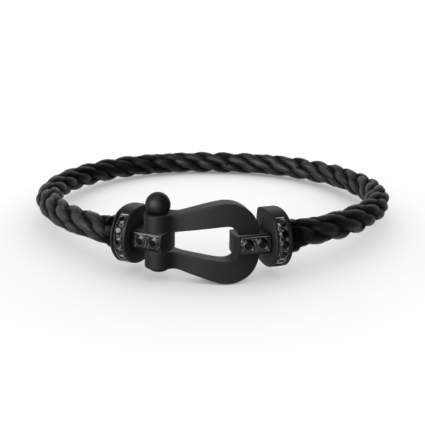 [⭐Reverie Jewels]FORCE LARGE SERIES HORSESHOE BLACK SAMURAI BRACELET