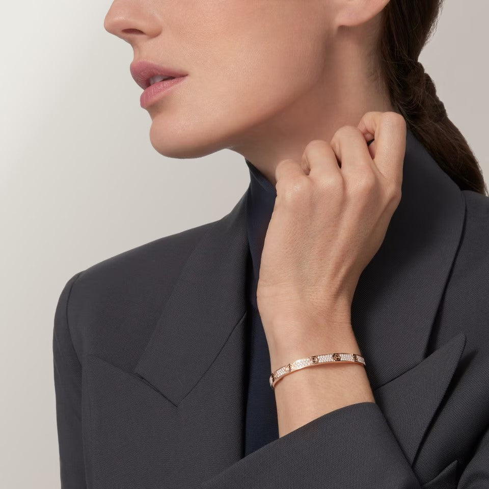 [⭐Reverie Jewels]LOVE BRACELET 4.8MM DIAMOND-PAVED
