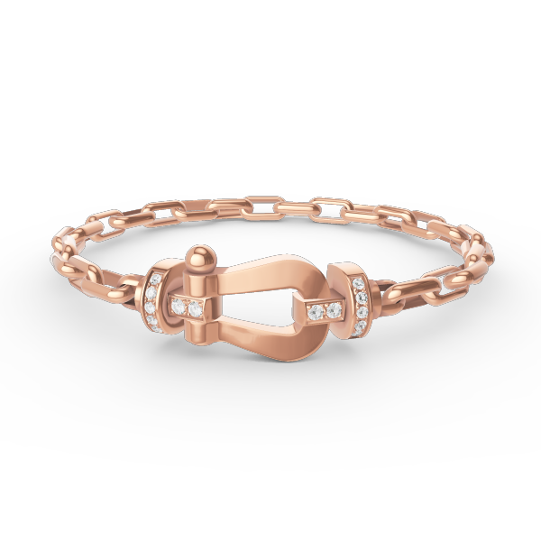 [⭐Reverie Jewels]FORCE LARGE HORSESHOE CLASP  METAL BRACELET