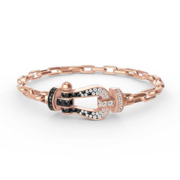 [⭐Reverie Jewels]FORCE LARGE HORSESHOE CLASP  METAL BRACELET