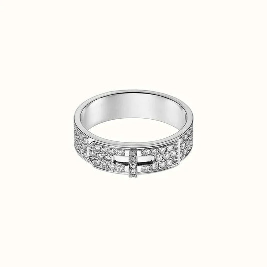 [⭐Reverie Jewels]KELLY SILVER DIAMOND RING