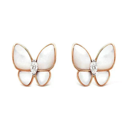 [⭐Reverie Jewels]BUTTERFLY MOP DIAMOND EARRINGS