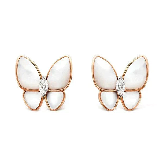 [⭐Reverie Jewels]BUTTERFLY MOP DIAMOND EARRINGS