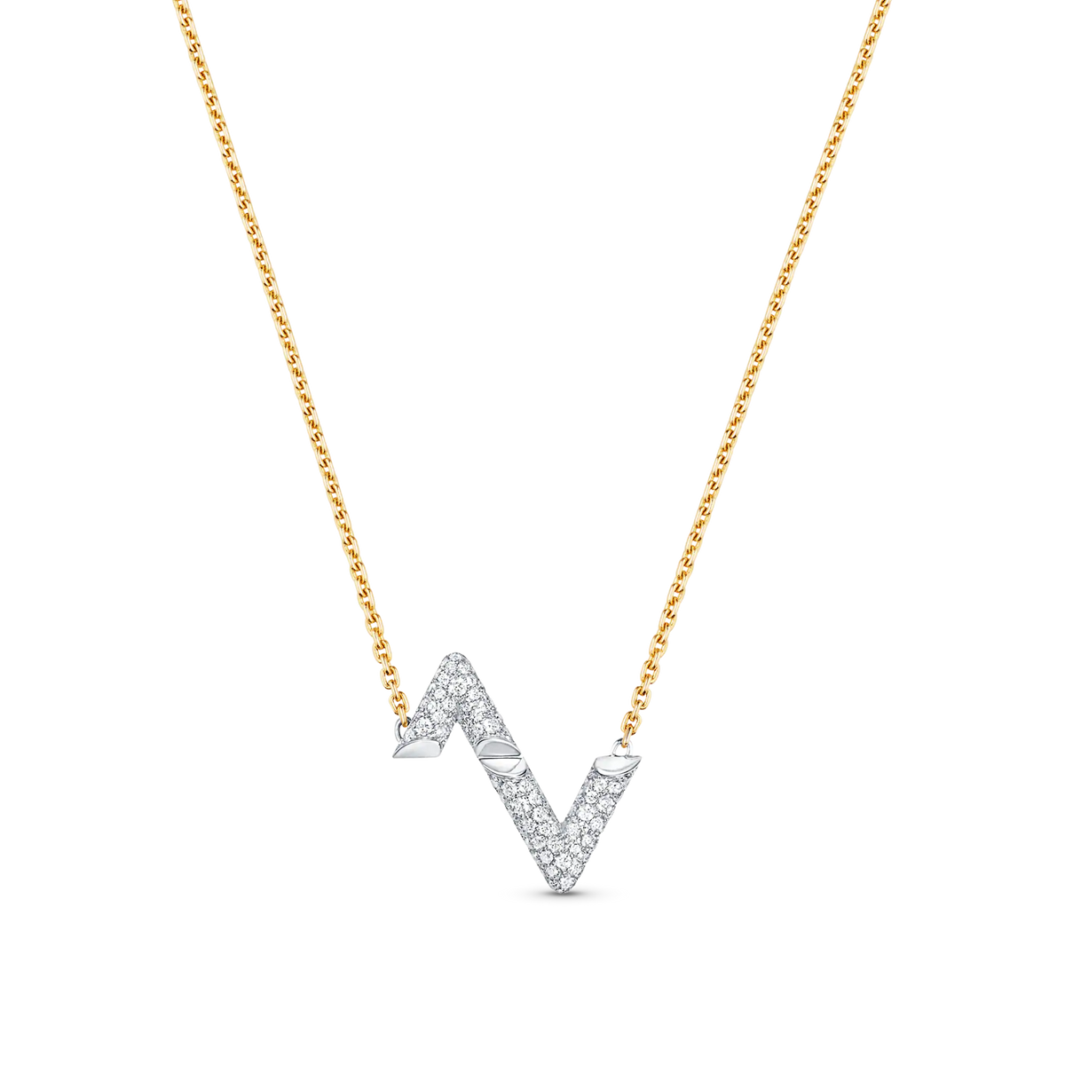 [⭐Reverie Jewels]VOLT SILVER DIAMOND PEDANT NECKLACE