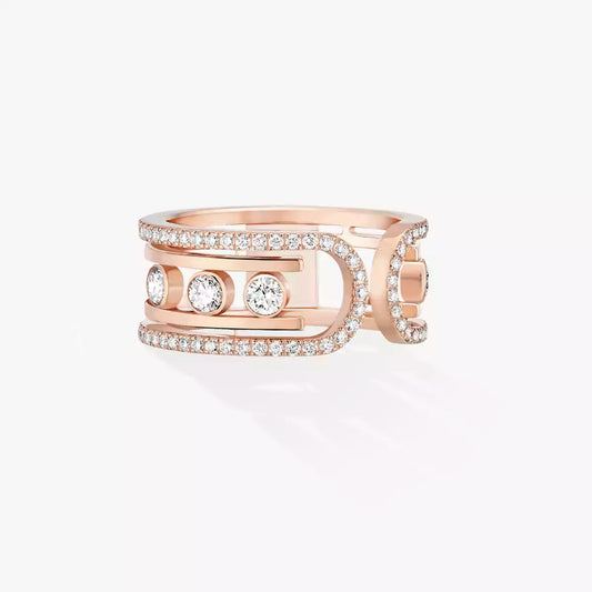 [⭐Reverie Jewels]Move 10th Diamond Ring in Gold