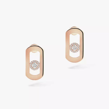 [⭐Reverie Jewels]So Move Diamond Earrings in Yellow Gold