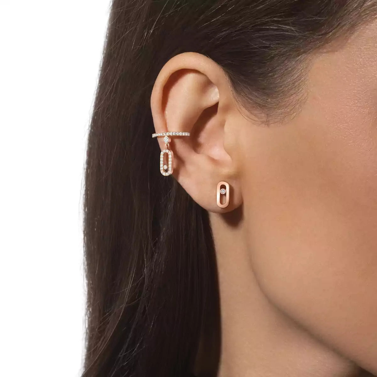 [⭐Reverie Jewels]Move Uno Diamond Stud Earrings