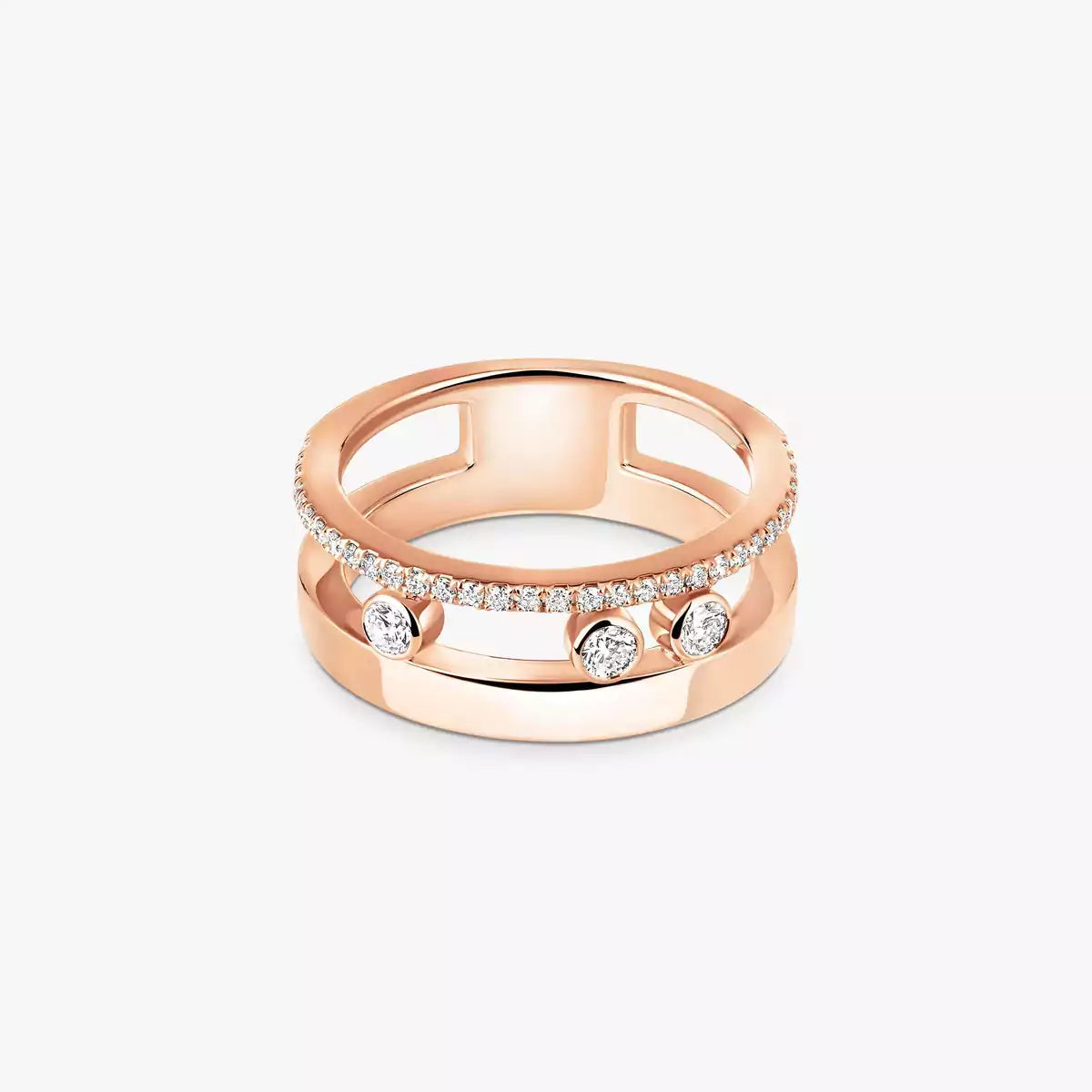 [⭐Reverie Jewels]Move Romane Diamond Ring
