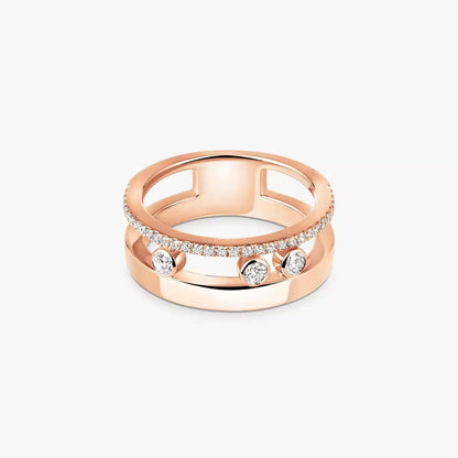 [⭐Reverie Jewels]Move Romane Diamond Ring