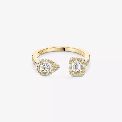 [⭐Reverie Jewels]My Twin Toi Gold Diamond Ring