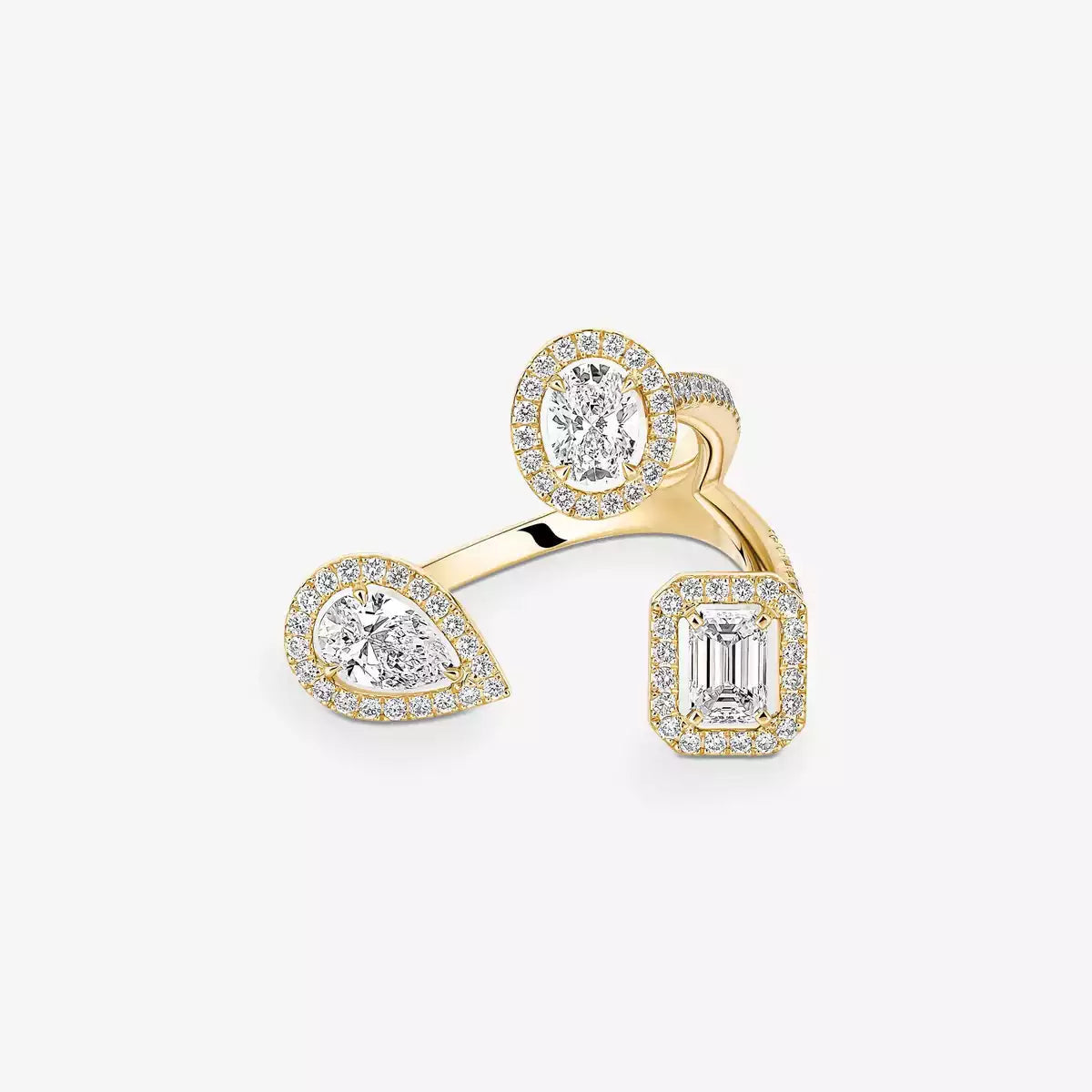 [[⭐Reverie Jewels] Diamond Ring 0,25ct My Twin Trilogy