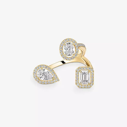 [[⭐Reverie Jewels] Diamond Ring 0,25ct My Twin Trilogy