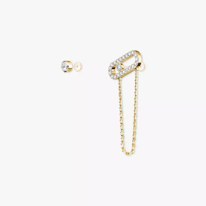 [⭐Reverie Jewels]Move Uno Diamond Earrings