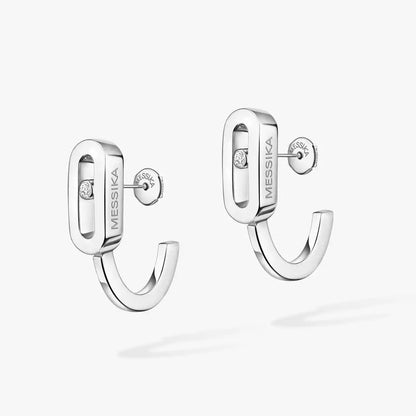 [⭐Reverie Jewels]Diamond Mini Hoop Earrings Move Classique