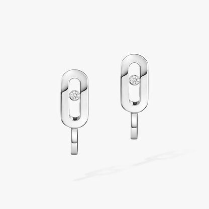 [⭐Reverie Jewels]Diamond Mini Hoop Earrings Move Classique