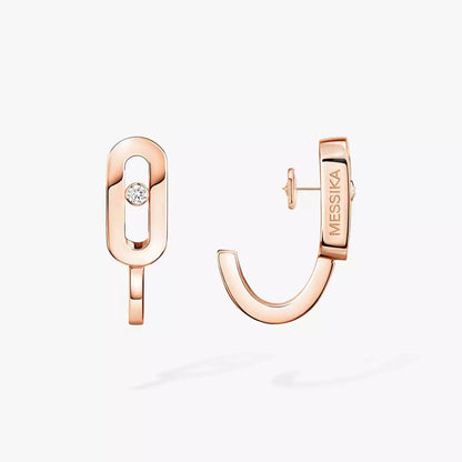 [⭐Reverie Jewels]Diamond Mini Hoop Earrings Move Classique