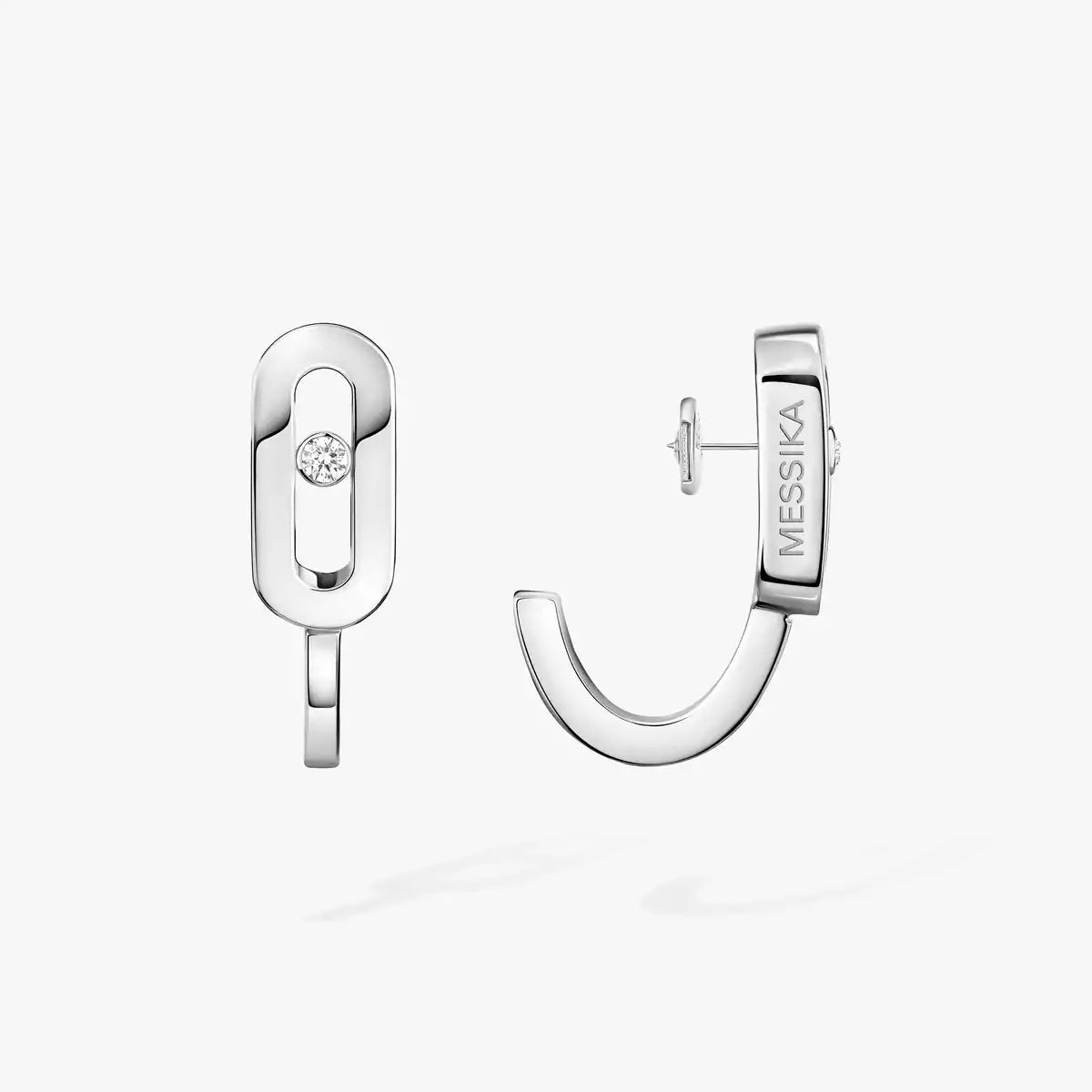 [⭐Reverie Jewels]Diamond Mini Hoop Earrings Move Classique