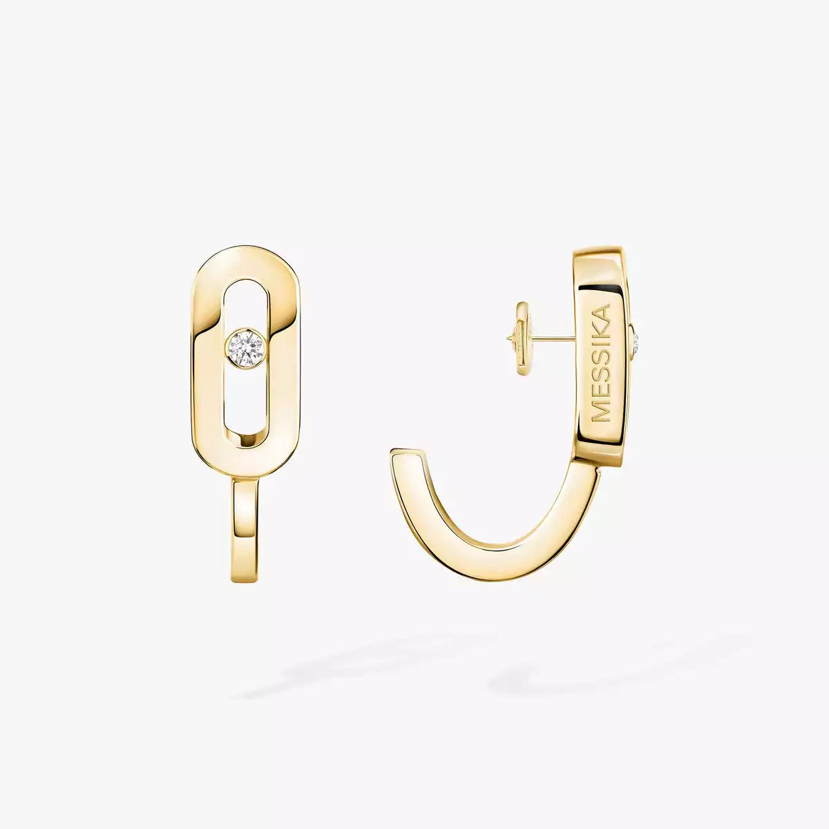 [⭐Reverie Jewels]Diamond Mini Hoop Earrings Move Classique