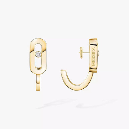 [⭐Reverie Jewels]Diamond Mini Hoop Earrings Move Classique