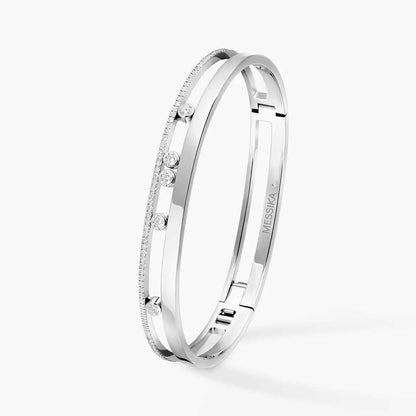 [⭐Reverie Jewels]Move Romane Diamond Bangle Bracelet