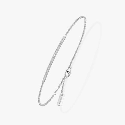 [⭐Reverie Jewels]Diamond Thin Bangle 0.15ct My Twin Toi & Moi